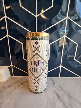 Anthropologie Tres Bien Bistro Tile Canister Kitchen Storage